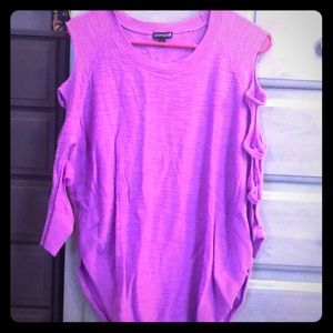 Express Cut-Out Sleeve Sweater